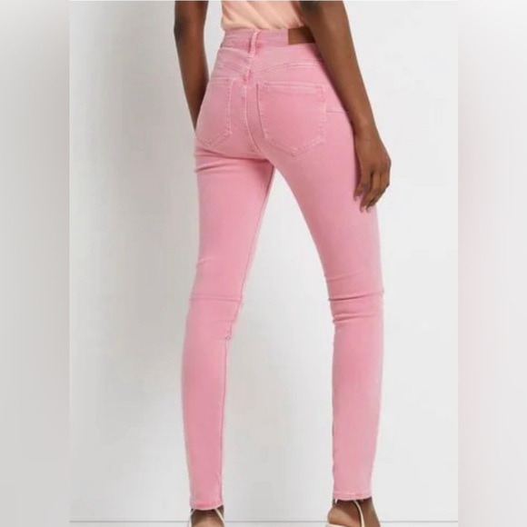 NWOT River Island Pink High Waist Bum Sculpt Skinny Jeans‎ size US 6s - Picture 2 of 6
